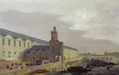 Galerie du Louvre and the Porte Neuve by Abraham de Verwer